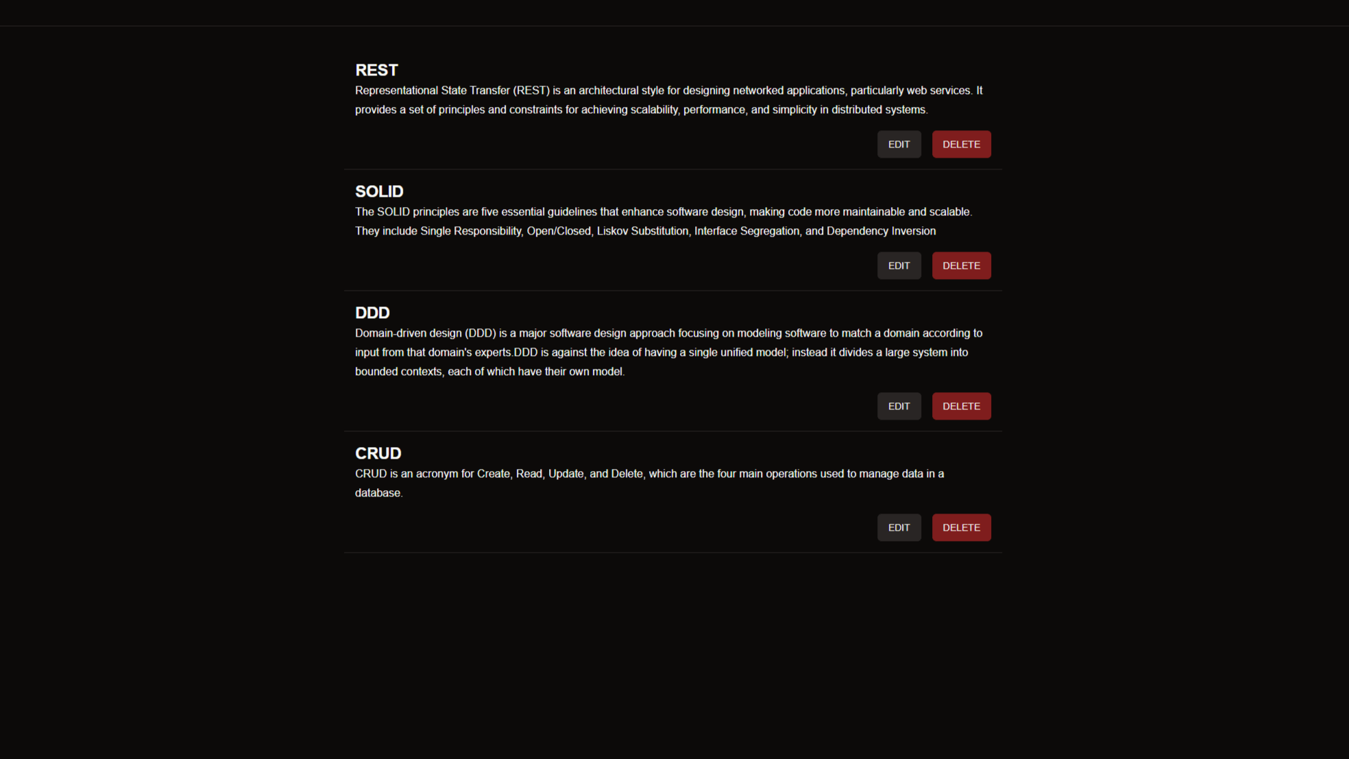 Tech Interpretations